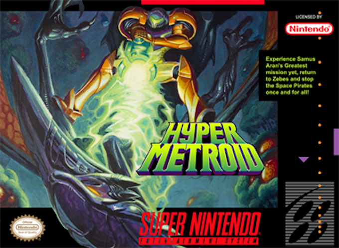 Hyper Metroid (Hack) box art